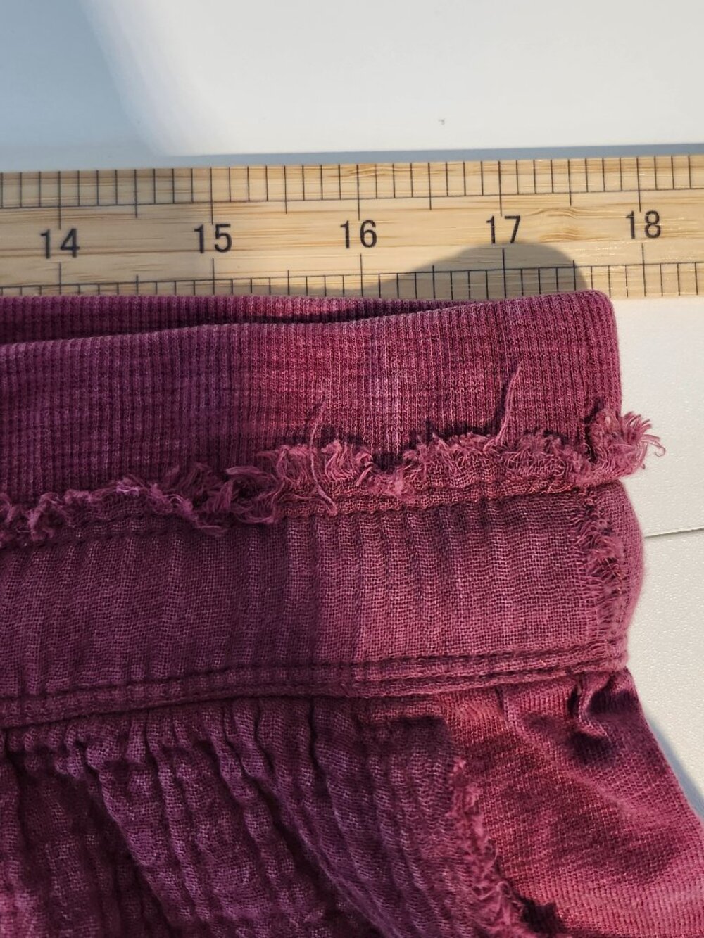 Anthropologie Daily Practice Pink Muslin Yoga Pants Drawstring Relaxed Size L - Picture 11 of 14